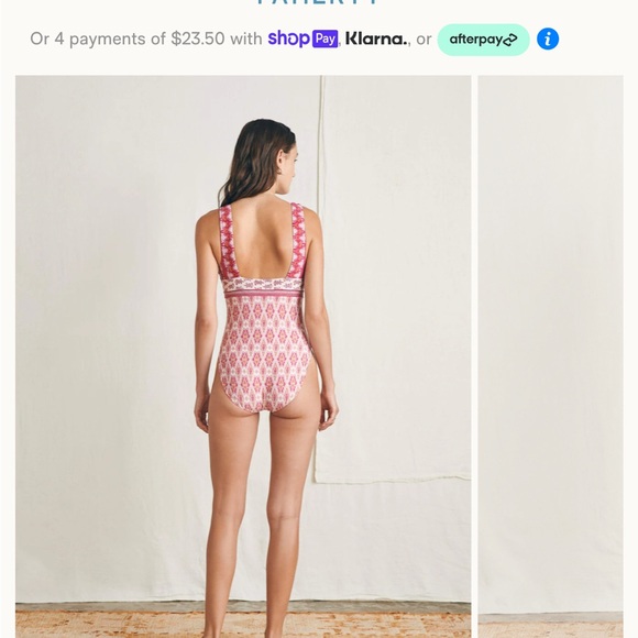 Faherty One-Piece Swimsuit - Picture 3 of 8